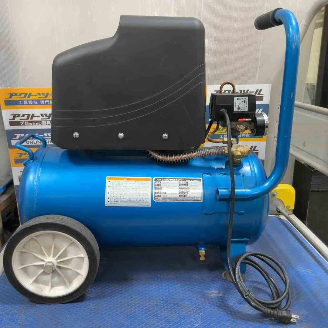 【店頭受取り限定】◇藤原産業 オイルレスエアコンプレッサー AM15-25【草加店】