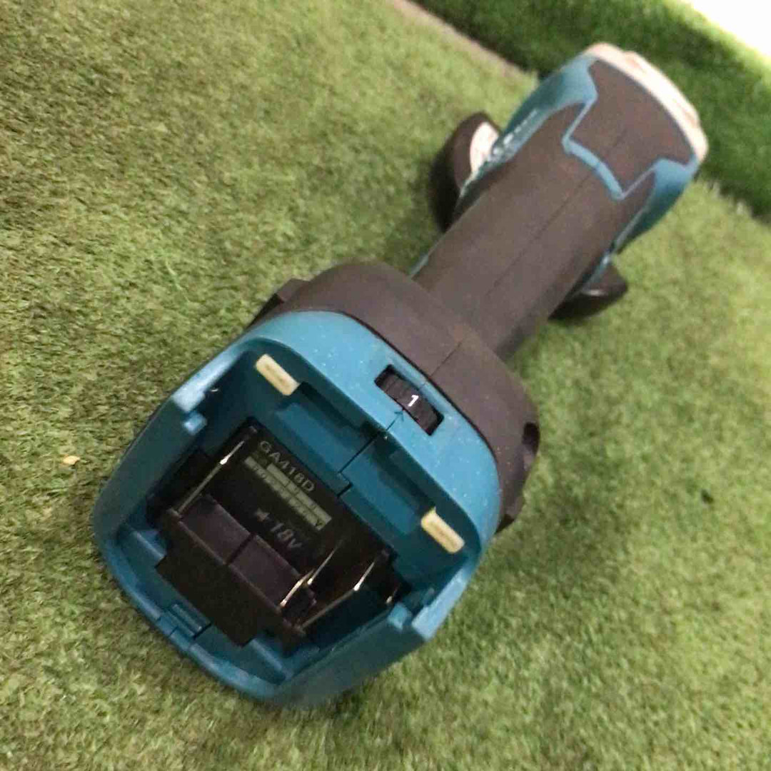 ★マキタ(makita) 100mmコードレスディスクグラインダ GA418DRGX 18V 動作確認済【川口店】