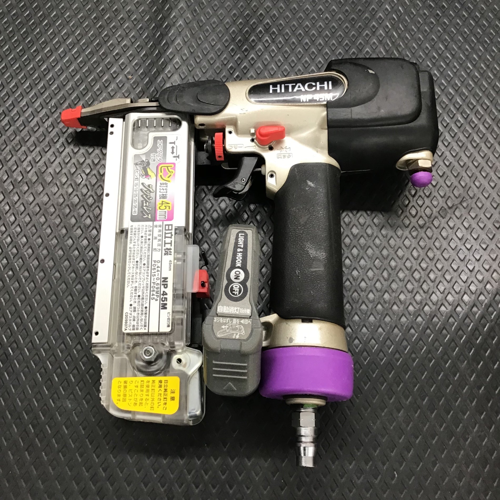中古品●日立工機常圧ピンネイラNP35A※オマケ付●C●ITGBRT112FEO 現状品】 ハイコーキ/HIKOKI ※旧:日立工機 常圧ピンネイラ NP45M