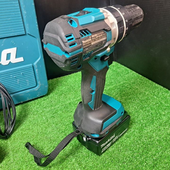 ★マキタ(makita) コードレス振動ドリルドライバー HP484DRGX 18V6.0Ahバッテリー2個付き【岩槻店】