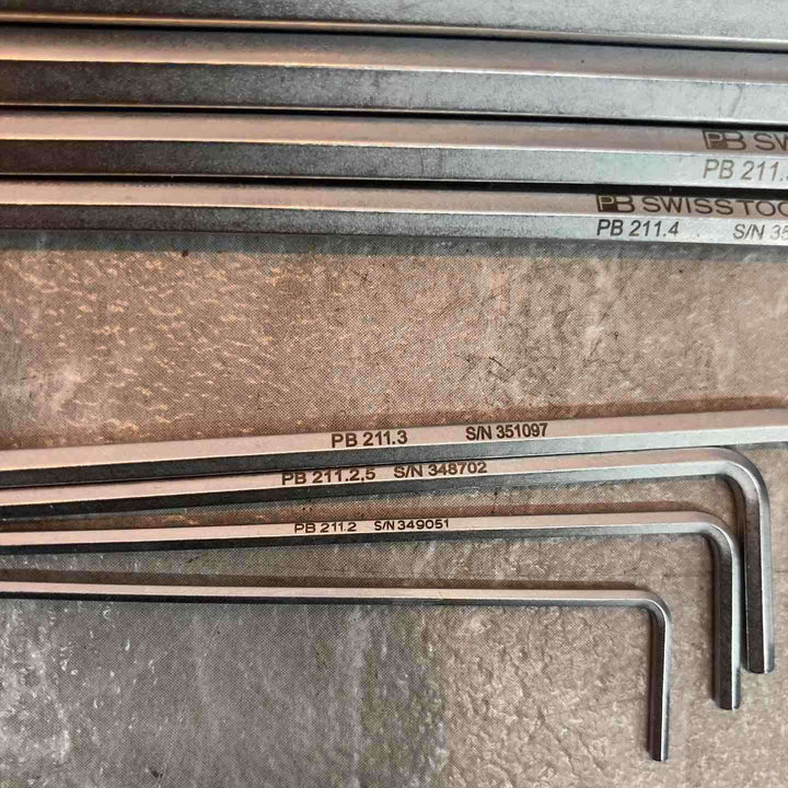 PB SWISS TOOLS(スイスツールズ) ホルダー付六角レンチセット ロング 9本組 (211.H-10) 1.5mm～10mm【八潮店】