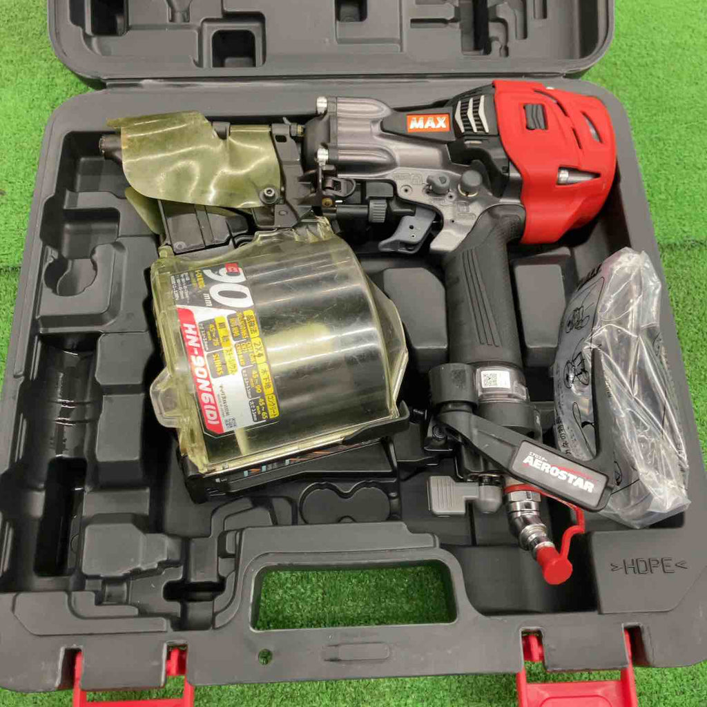 中古美品】 マックス/MAX 高圧エア釘打ち機・HN-90N6(D)-G 【桶川店