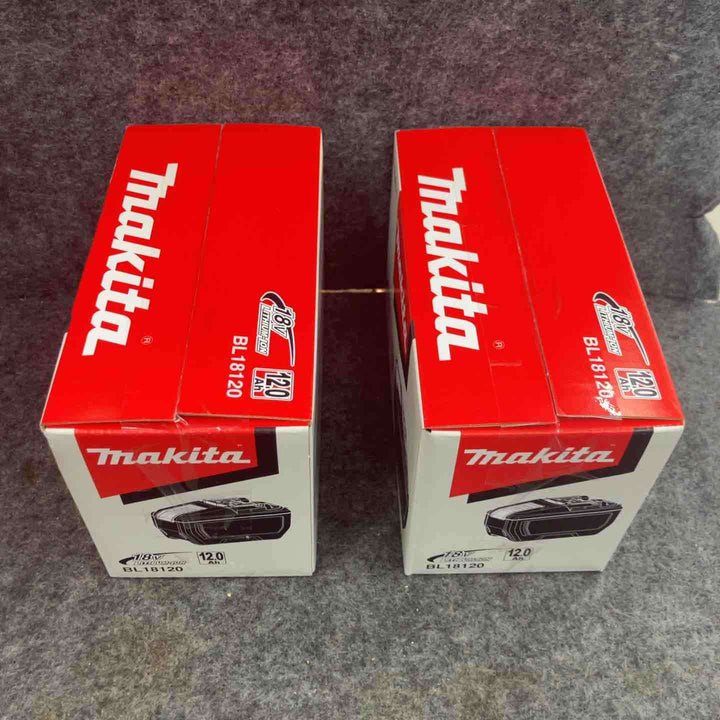 ＜大特価＞マキタ(makita) リチウムイオンバッテリー 18V/12.0Ah BL18120 *2点セット【鴻巣店】