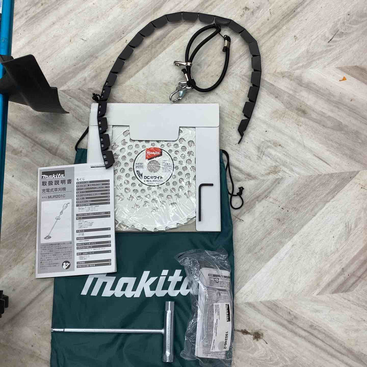 【店頭受取り限定】マキタ(makita) 255mm 充電式草刈機 MUR201CZ 18V ポータブル電源ユニット PDC01 付き 【越谷店】