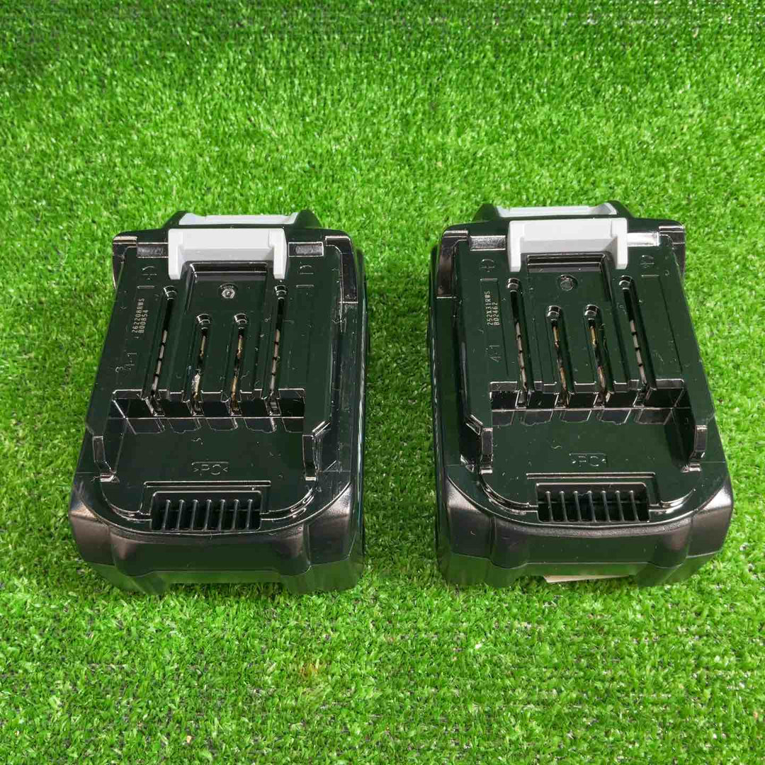 【美品】 マキタ(makita) 40Vmaxバッテリー(BL4025)×2 充電回数3回,0回 充電器(DC40RA) セット 【藤沢店】