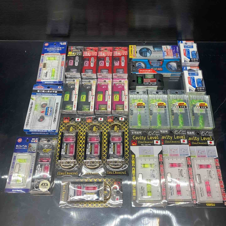 水平器 磁石モデル マグネット付き 30個まとめ売り エビスダイヤモンド KOD シンワ等【川越店】