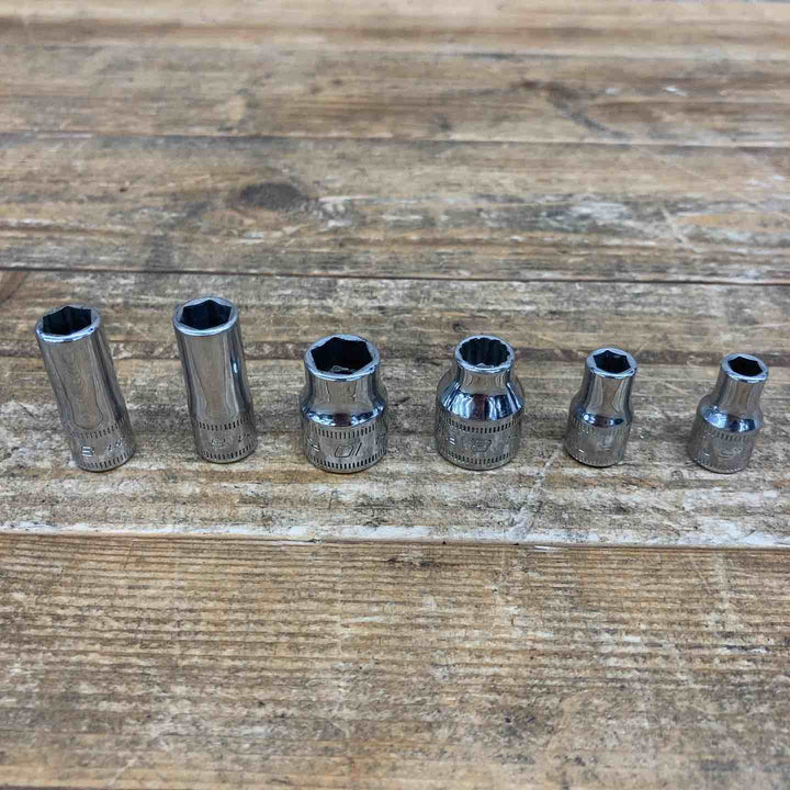 【中古品】 スナップオン(Snap-on) ソケットまとめ TMMS8 RFSM12など 計12個セット 1/4 3/8 ブランド ショート ディープ 【東大和店】