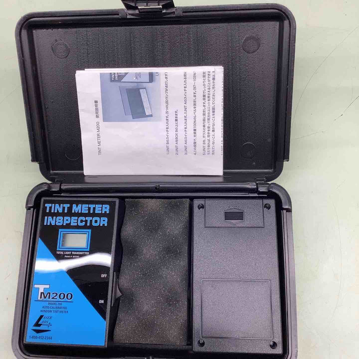 TINT METER ティントメーター　可視光線透過率測定　TM200　通電確認のみ【越谷店】