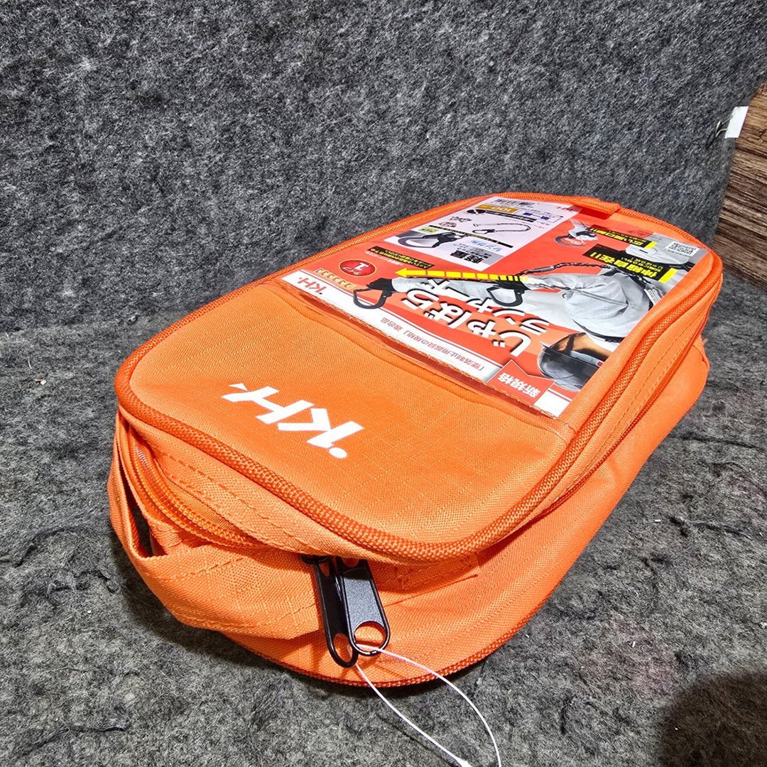 【特別特価！未使用品】基陽(KH) S1JDWS-17 反射テープ×黒 シングルじゃばらランヤード 胴ベルト用 【新規格】 【桶川店】