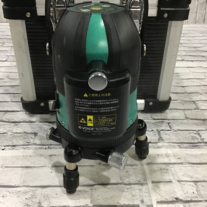 〇VOICE グリーンレーザー墨出し器 VLG-3X【川口店】