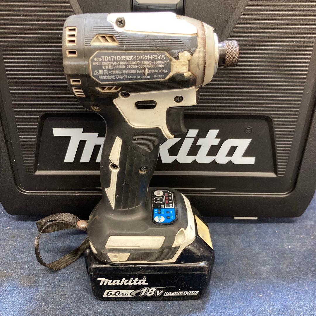 ★マキタ(makita) コードレスインパクトドライバー TD171DRGXW【八潮店】