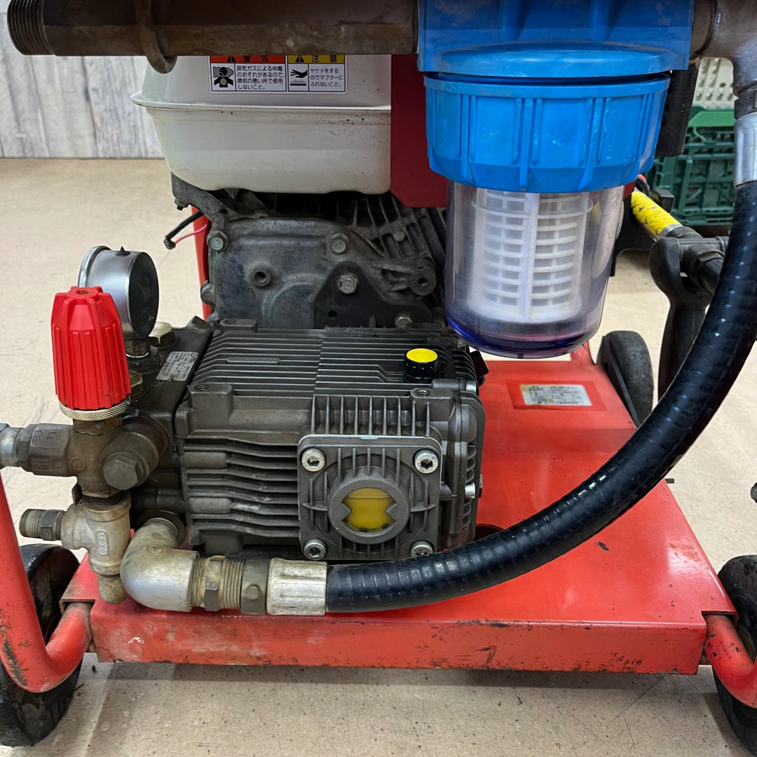 【中古品/店頭受取り限定】◇スーパー工業 エンジン式 高圧洗浄機 SER-3007-5 ランスガン・高圧ホース新品【東大和店】
