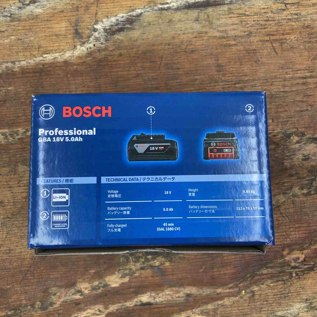 ◇BOSCH(ボッシュ) 18V5.0Ahリチウムイオンバッテリー A1850LIB【柏店】