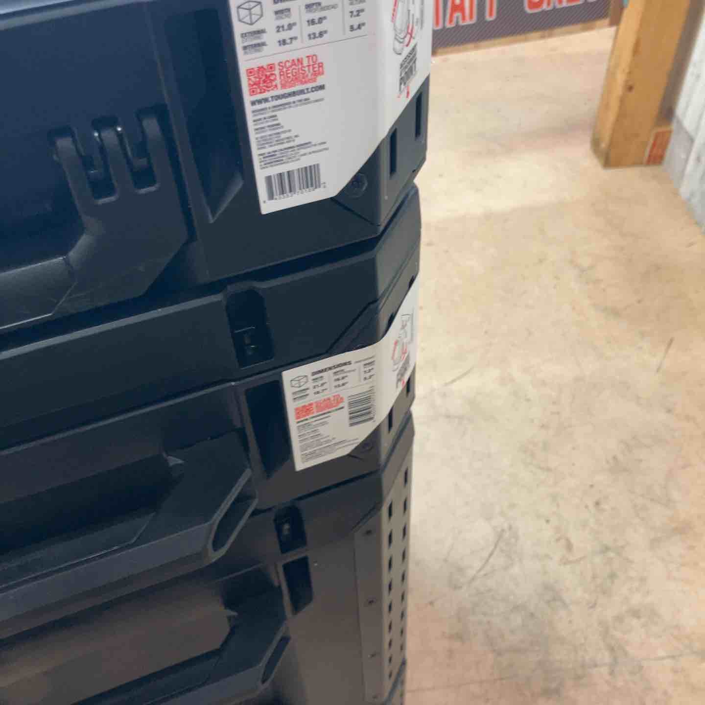 中古品】 タフビルド(TOUGH BUILT) ツールボックス(STACK TECH) 4点