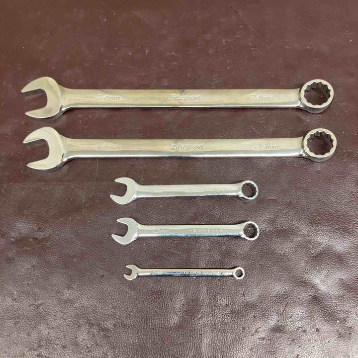 【中古品】 スナップオン(Snap-on) コンビネーションレンチ OEXM7B・OEXM230B・OEXM240B 5本組 【東大和店】