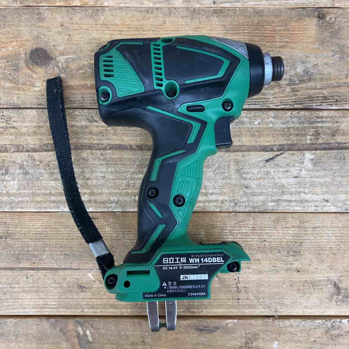 【中古美品】 ハイコーキ(HIKOKI ※旧:日立工機) コードレスインパクトドライバー WH14DBEL(NN)(L) 14.4V バッテリー付属 【東大和店】