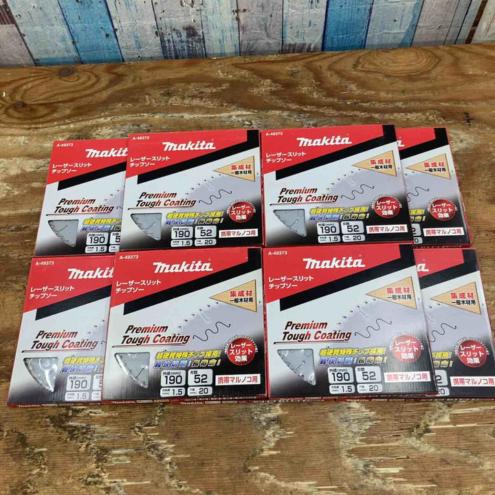 ◇マキタ(Makita)  チップソー プレミアムタフコーティング A-49373 外径190mm 刃数52 10枚【柏店】
