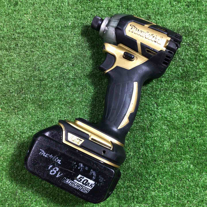◇マキタ(makita) コードレスインパクトドライバー 18V ゴールド TD148DSP1 (TD148DRTX) 100周年モデル 動作確認済み【川口店】