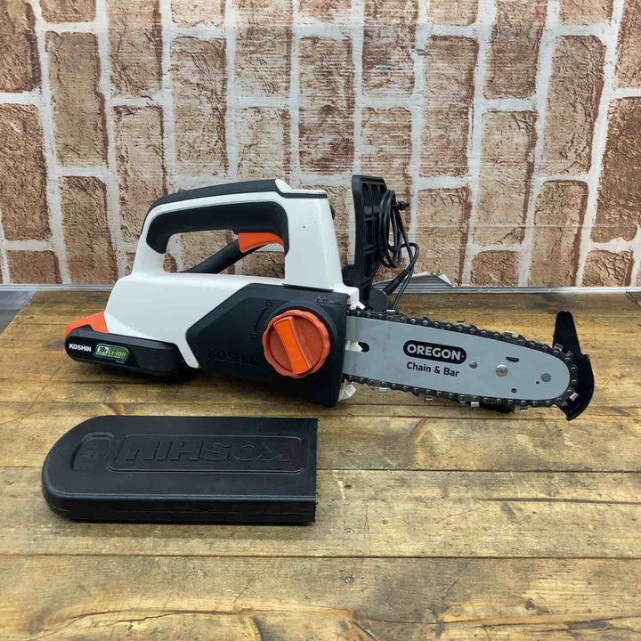 【中古】◇工進(KOSHIN) 18V 2.0Ah 充電式 チェンソー SCS-1820R バッテリー・充電器付【所沢店】