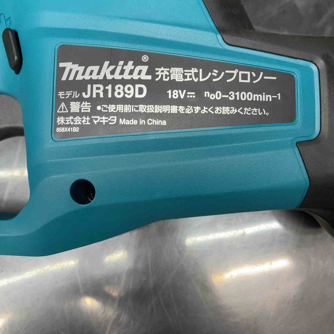 【未使用品】マキタ(makita) コードレスレシプロソー JR189DZ【川越店】