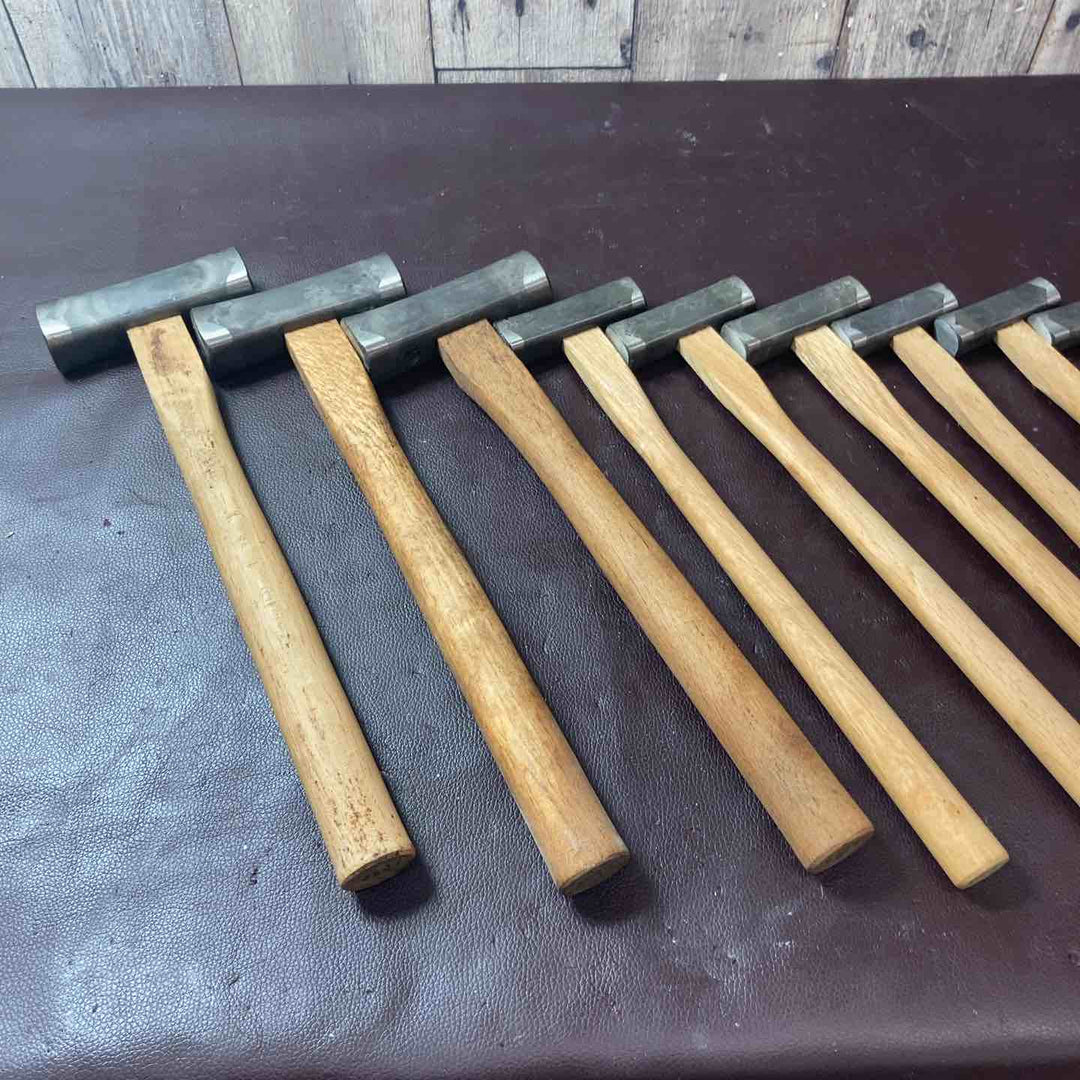【未使用(店頭展示品)】 銘不明 玄翁 11本まとめ 菱貫？ 【東大和店】
