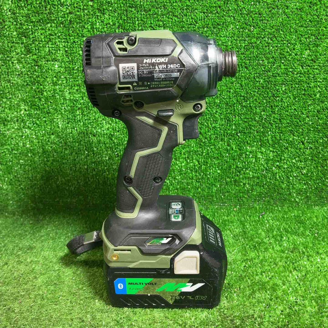 【中古品】 ハイコーキ(HIKOKI ※旧:日立工機) コードレスインパクトドライバー WH36DC(2XPSZ)(L) 【藤沢店】