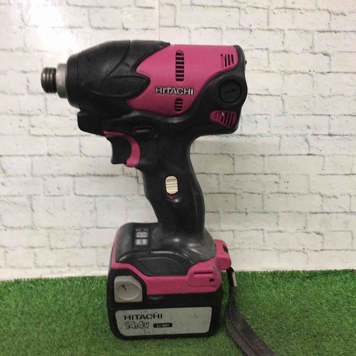 ◇ハイコーキ(HIKOKI ※旧:日立工機)  コードレスインパクトドライバ パワフルレッド WH14DSL(2SLCK)(R)【町田店】