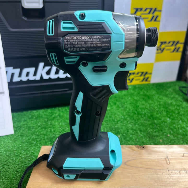 ◇マキタ(makita) 18V コードレスインパクトドライバ TD173DZTB ターコイズブルー　本体＋ケース　【越谷店】