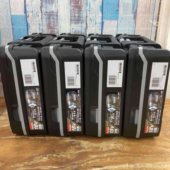 【未使用品】★マキタ(makita) コードレスインパクトドライバー TD173DGXAB 4台セット まとめ売り ブラウン 純正 18V【柏店】