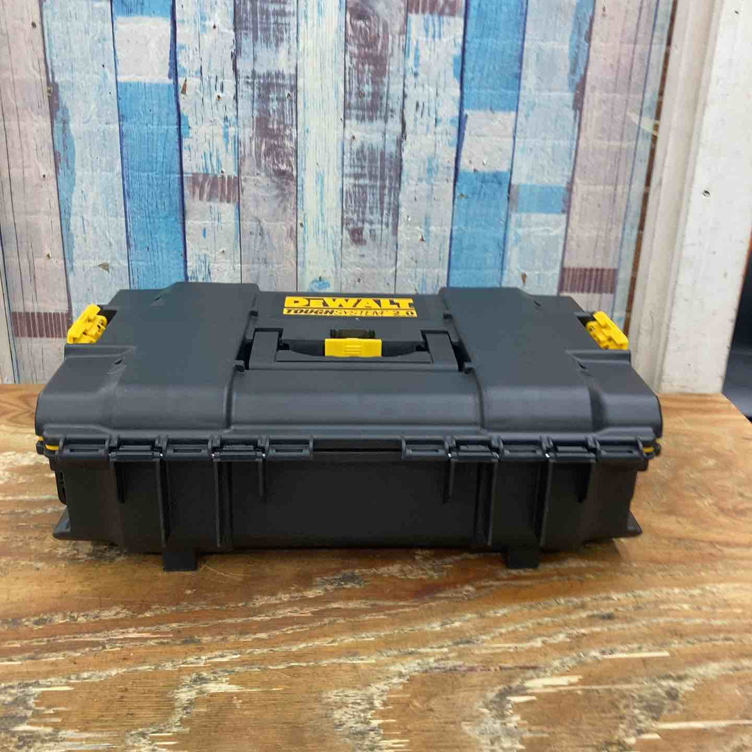 ◇デウォルト(DEWALT) タフシステム2.0 システム収納BOX Sサイズ 工具箱 収納ケース ツールボックス DS165 積み重ね収納 DWST83293-1【柏店】