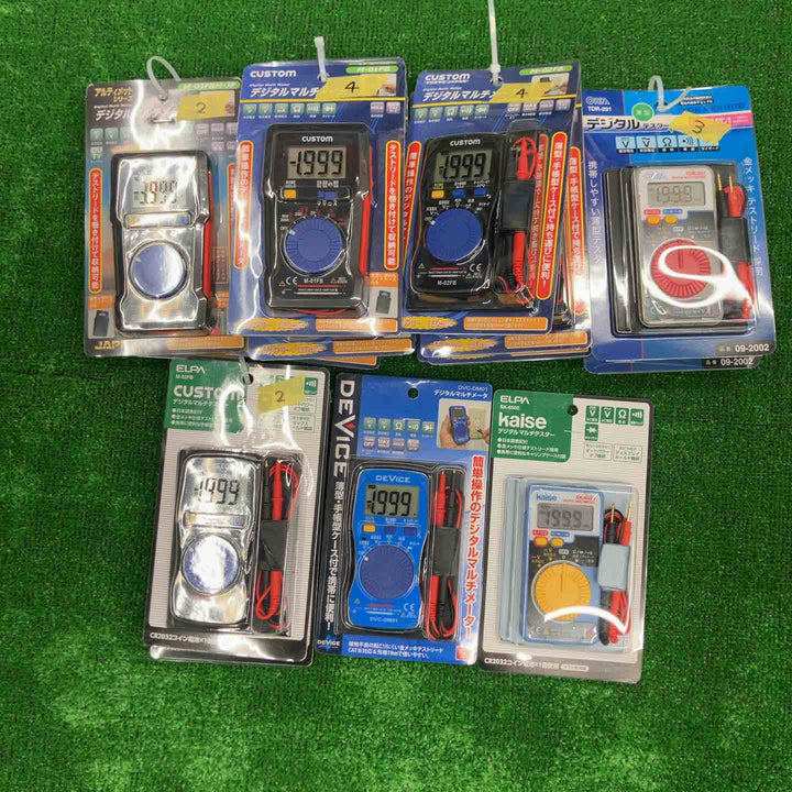 【まとめ売り】 デジタルテスター17点(メーカー混同) 【桶川店】