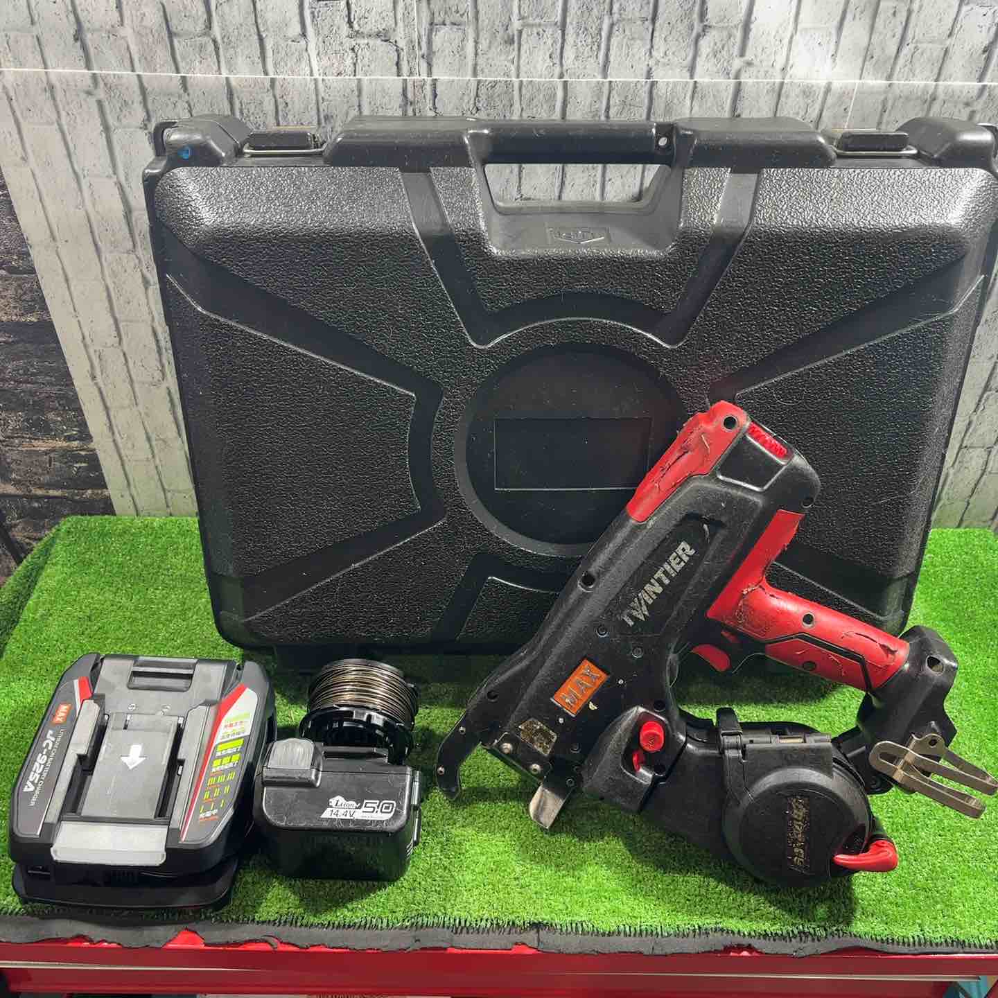 引き取り限定】中古品 MAX RB-440T-B2C/1440A 鉄筋結束機 値下げしま