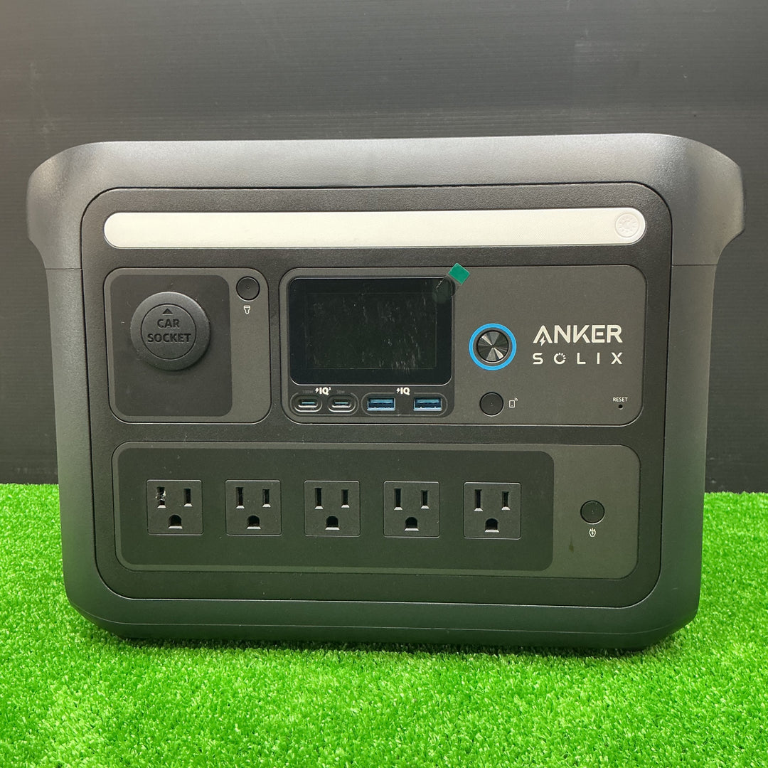 【中古美品】Anker Solix C800 with Anker Solix PS10 768Wh ポータブル電源と100Wソーラーパネルセット【電材館越谷店】