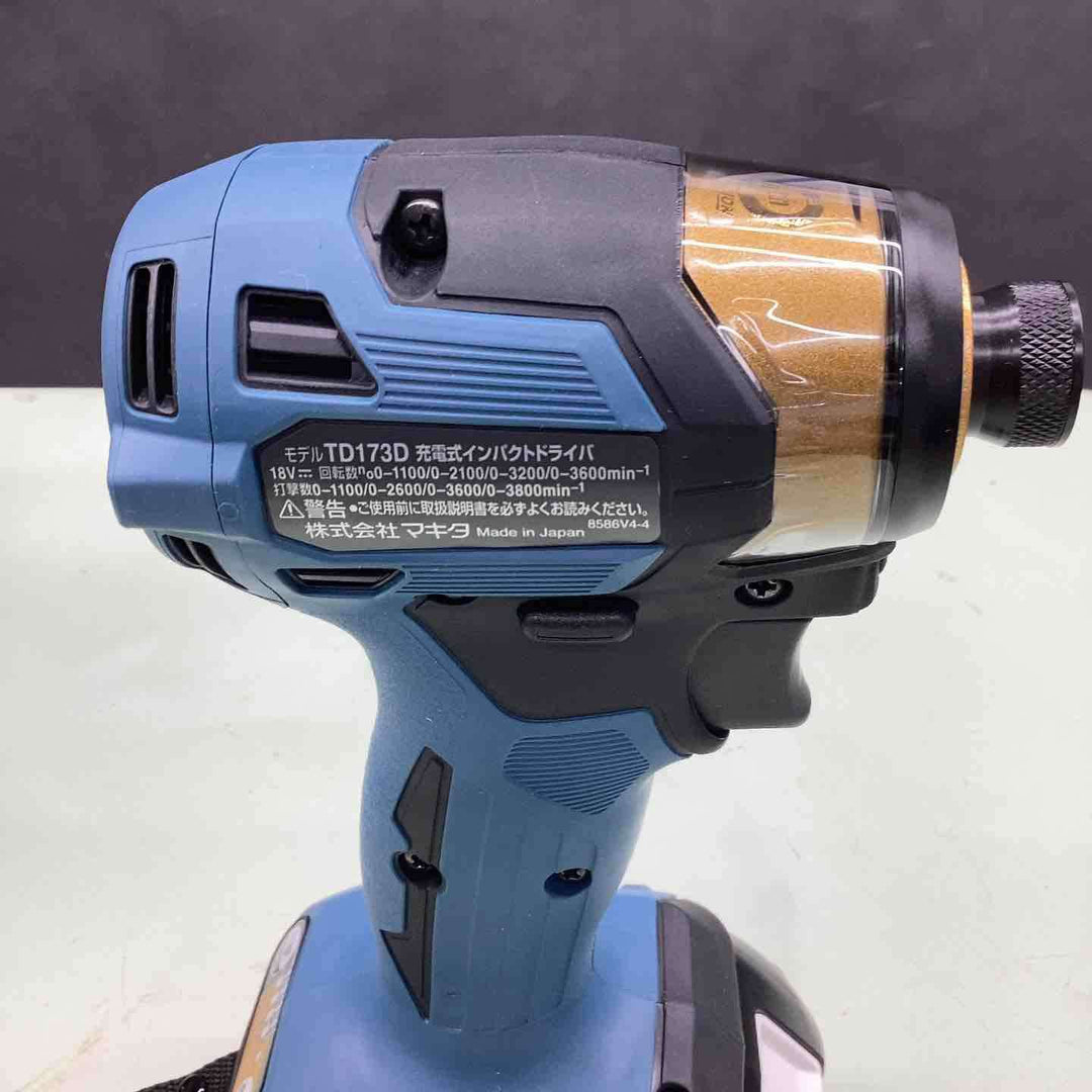 【未使用】マキタ(makita) コードレスインパクトドライバー TD173DGXPB LXT20周年記念限定カラー  プレミアムブルー【川越店】