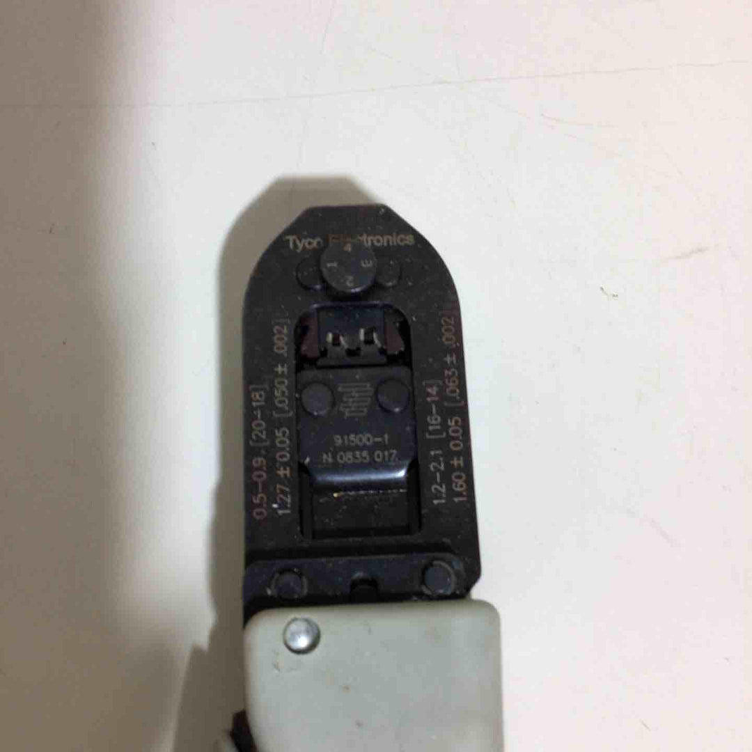 【中古品】タイコエレクトロニクス Tyco Electronics 手動圧着工具 91500-1【戸田店】
