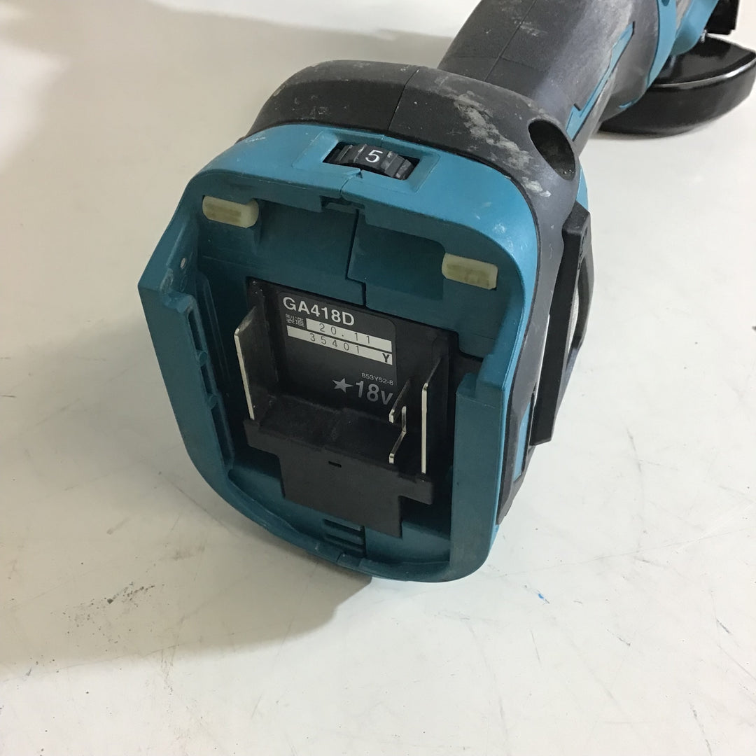 ★マキタ(makita) 100mmコードレスディスクグラインダ GA418DZ【戸田店】