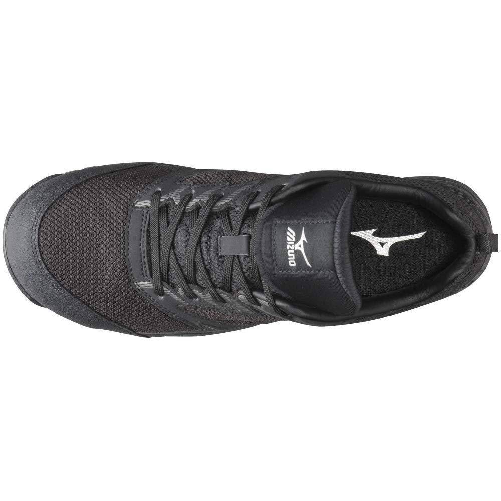 [ミズノ] 安全靴 オールマイティ VS 軽量 紐 メッシュ JSAA・普通作業用(A種) ブラック×シルバー 28 cm 3E【越谷店】