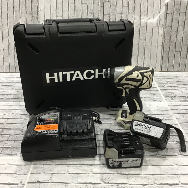 ★ハイコーキ(HIKOKI ※旧:日立工機) コードレスインパクトドライバー WH14DBAL(2LSCK)(W)【川口店】