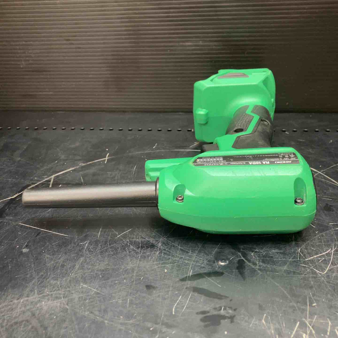 ★ハイコーキ(HIKOKI ※旧:日立工機) コードレスエアダスタ RA18DA(NN)【川越店】