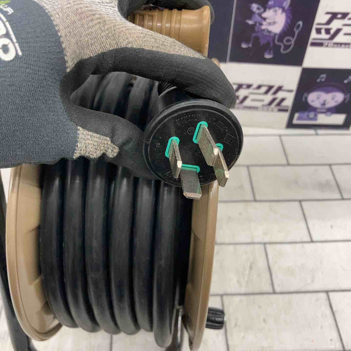 ◇ハタヤ(HATAYA) 200Vコンパクトリール JT3-102M コードリール JTⅢ-102M【所沢店】