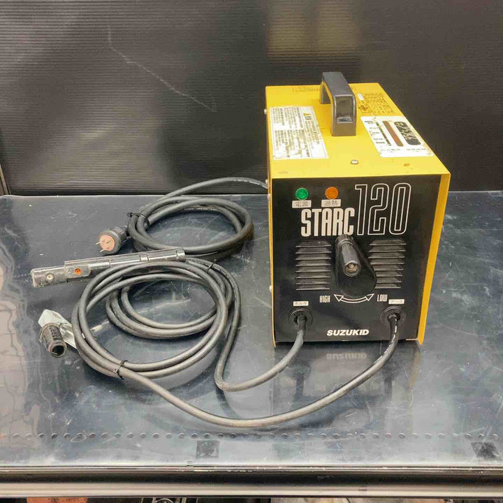 スズキッド(SUZUKID) 100V/200V兼用交流アーク溶接機 スターク120 60Hz専用 SSC-122【川越店】