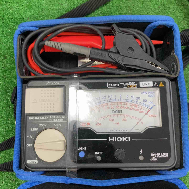 ◇HIOKI(日置電機) IR4042-10 絶縁抵抗計 4レンジ アナログメグオームハイテスタ【川崎店】