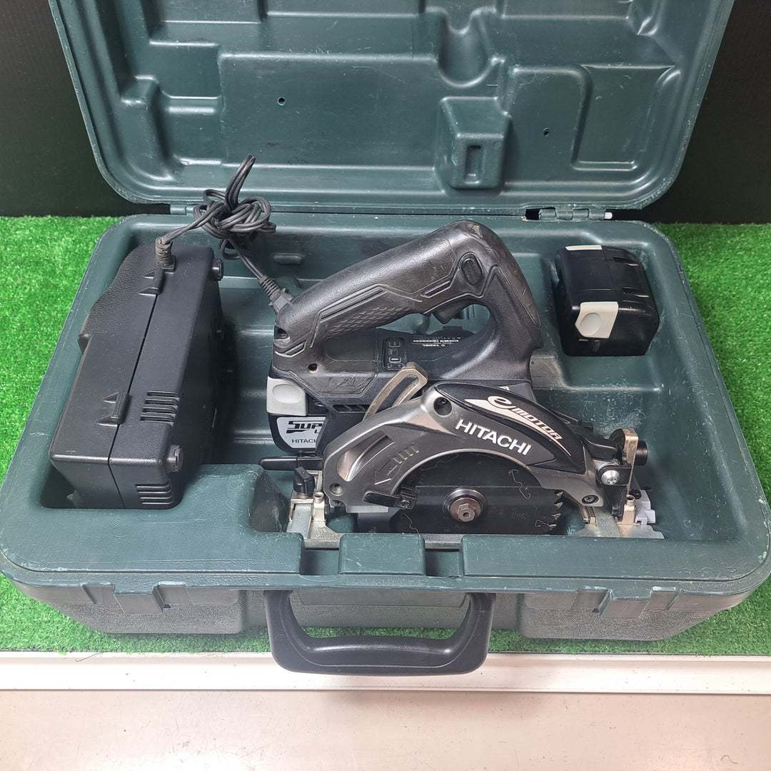 ★ハイコーキ(HIKOKI ※旧:日立工機) コードレス丸のこ C14DBL(LYPK)(B) 14.4V3.0Ahバッテリー2個【岩槻店】