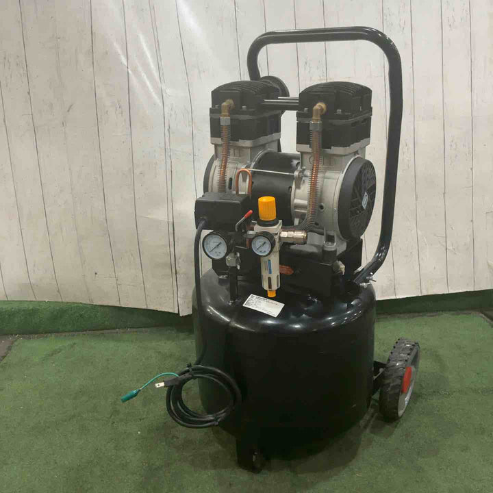 【店頭受取り限定】◇MTO オイルレス縦型省スペースコンプレッサー DZW038TBKN 動作確認済【川口店】