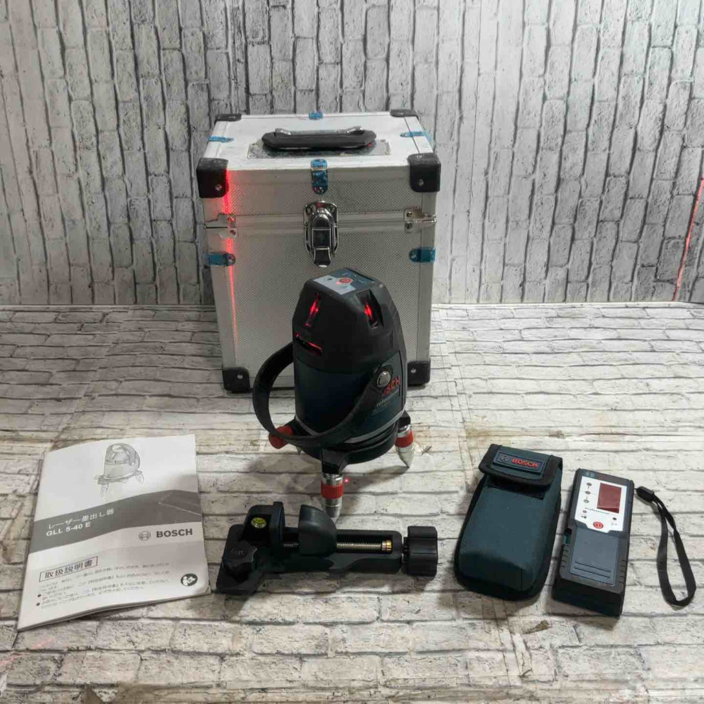 ◇ボッシュ(BOSCH) 電子整準レーザー墨出し器 GLL5-40E【川口店 