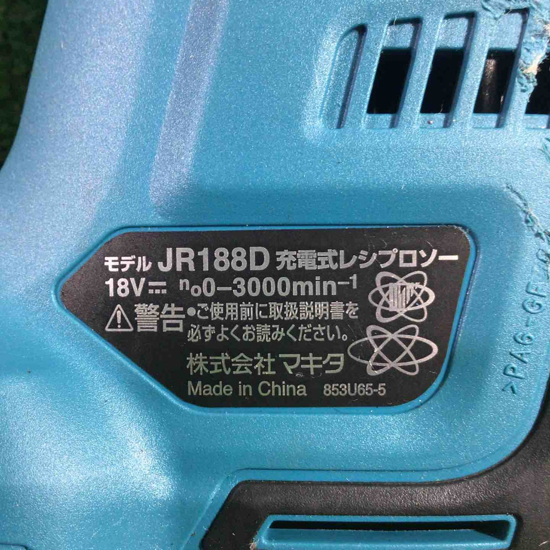 ★マキタ(makita) コードレスレシプロソー JR188DZK【川口店】