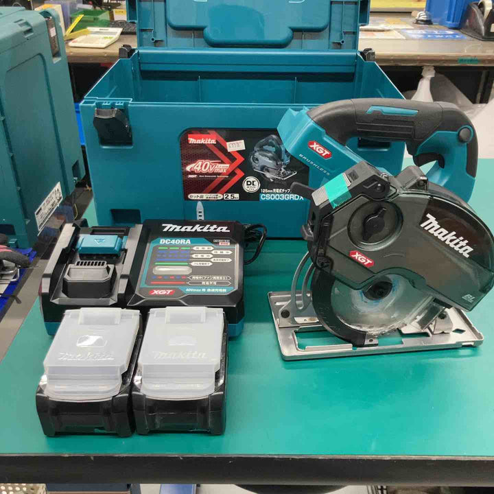 ★マキタ(makita) コードレスチップソーカッター CS003GRDX　充電回数3回 1回【戸田店】