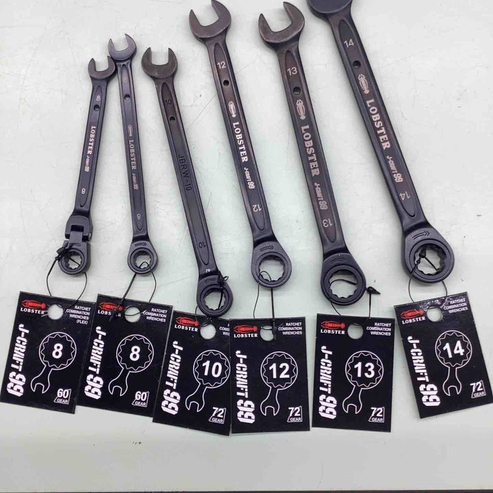 LOBSTER ロブスター ロブテックス J-CRAFT99 クロームツールロール ラチェットコンビセット【越谷店】