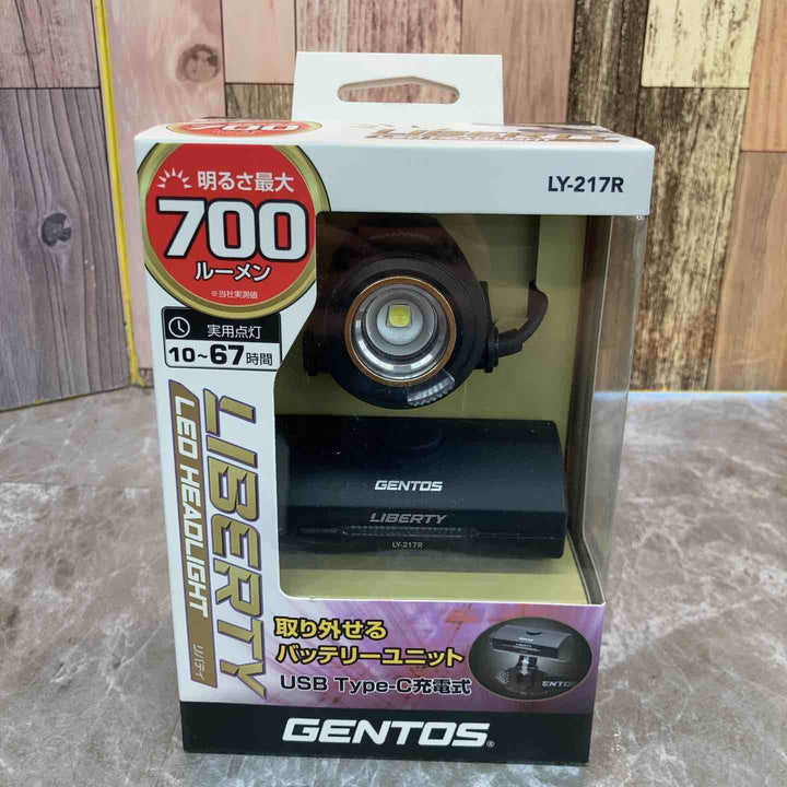 GENTOS LED ヘッドライト リバティ LY-217R【八潮店】