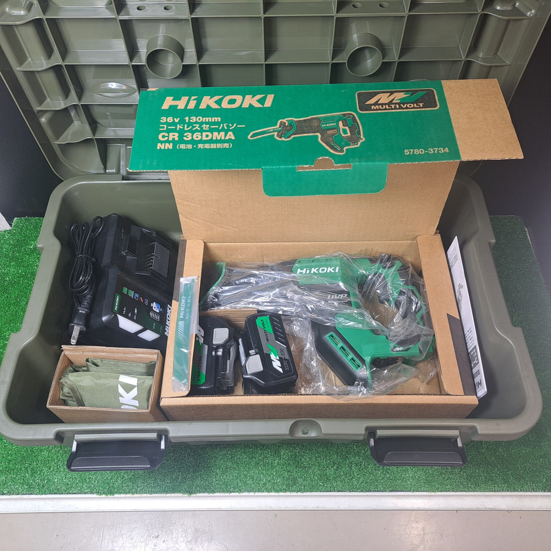 【美品】★ハイコーキ(HIKOKI ※旧:日立工機) コードレスセーバーソー CR36DMA(2XPZ)【岩槻店】
